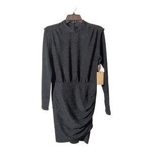 𝅺halogen black shimmery cocktail dress